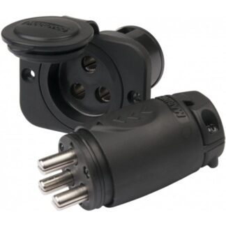 Stecker-Set 3-polig für 12-36 V bis 60/70 Amp.