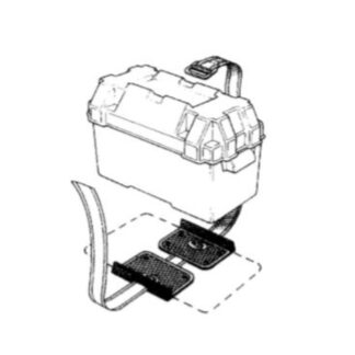 Tank - und Batteriehaltebacken