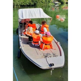 Sonderangebot: 6 x Tagesfahrten und nur 5 Tage bezahlen! Mietboot Nr. 53, HY Fish 5.0 Freizeitboot + 5 PS Motor