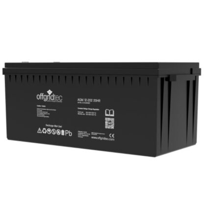 Offgridtec® AGM 202Ah 20HR 12V - Solar Batterie Akku Extrem zyklenfest – Bild 2