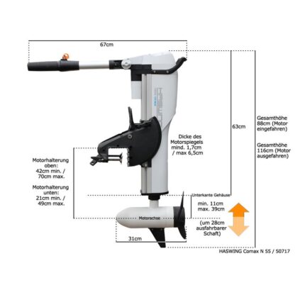 Haswing Comax N 55 / 660W 12V – Bild 9