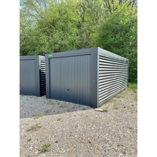Garage 6 x 3 x 2.3 mit Schwingtor in anthrazit