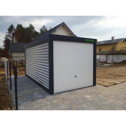 Garage 6 x 3 x 2.3 mit Schwingtor in anthrazit – Bild 4