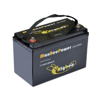 Rigbee LiFePO4 Akkublock 24V 100Ah / 2560Wh inkl. Ladegerät 15 A