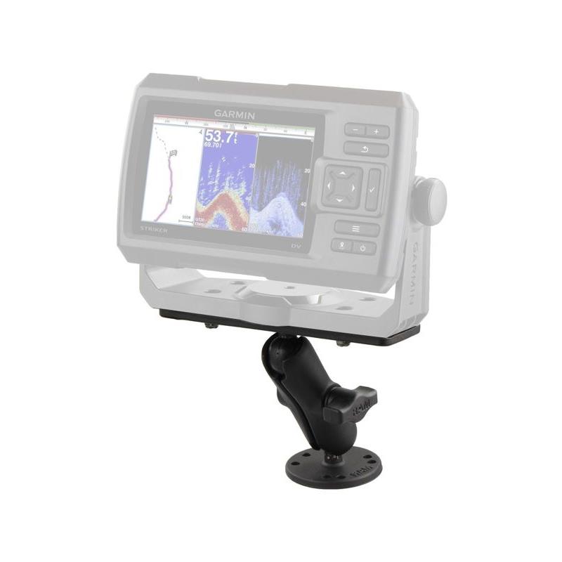 RAM MOUNTS AUFBAU-SET - B-KUGEL (1 ZOLL), RUNDE BASISPLATTE (AMPS), MITTLERER VERBINDUNGSARM, UNIVERSAL-ADAPTERPLATTE – Bild 2