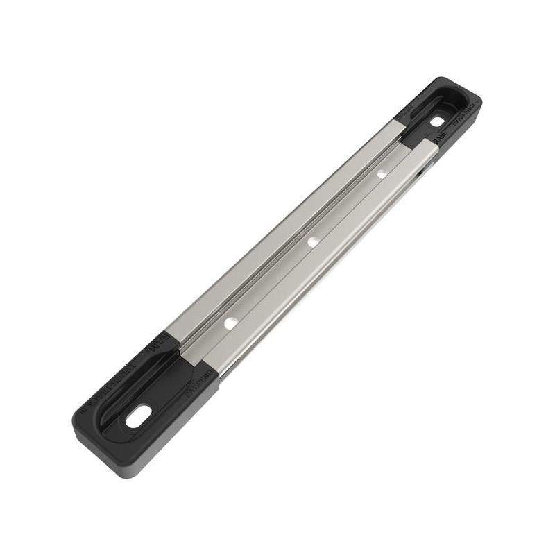 RAM MOUNTS ALUMINIUM TOUGH-TRACK SCHIENE INKL. ENDKAPPEN - INNENLÄNGE 127 MM (5 ZOLL), ELOXIERT