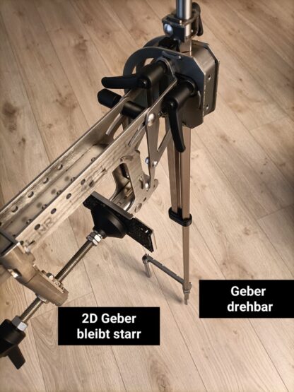 KED Echolot Geberstange Seitenmontage Klemmvariante 14 cm – Bild 4