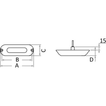 LED-Unterwasserscheinwerfer für Badeplattformen / Heckspiegel / Kiel – Bild 2