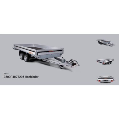 Respo Kastenanhänger 3500P402T205 Hochlader (13207) – Bild 2