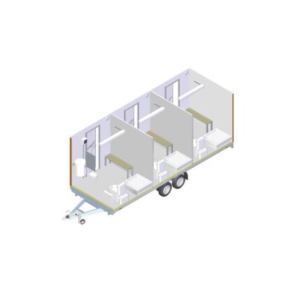 Respo Mobilanhänger 2000F612T222 drei Badezimmer und Toiletten (12989) – Bild 12
