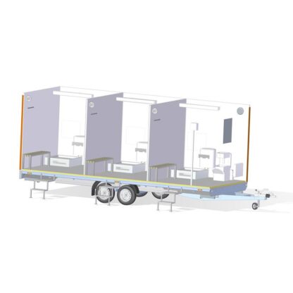 Respo Mobilanhänger 2000F612T222 drei Badezimmer und Toiletten (12989) – Bild 11