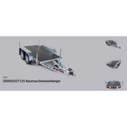 Respo Spezialanhänger 2000S252T125 Baumaschinenanhänger – Bild 2