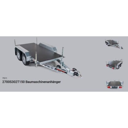 Respo Spezialanhänger 2700S302T150 Baumaschinenanhänger – Bild 2