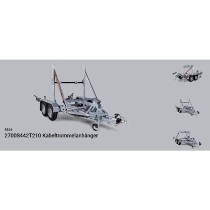 Respo Spezialanhänger 2700S442T210 Kabeltrommelanhänger (5866) – Bild 2