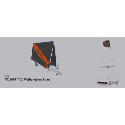 Respo Spezialanhänger 750S601T160 Werbungsanhänger (9415) – Bild 2