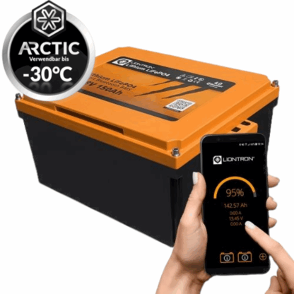 LIONTRON LiFePO4 12,8V 150Ah Arctic Wohnmobil-Untersitz-Batterie LX Smart BMS mit Bluetooth