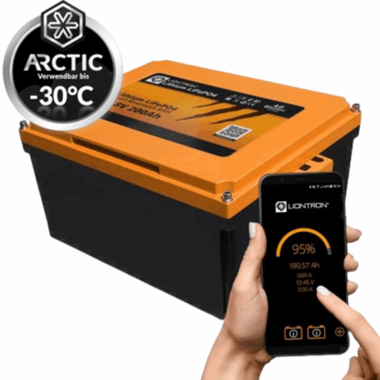 LIONTRON LiFePO4 12,8V 200Ah Arctic Wohnmobil-Untersitz-Batterie LX Smart BMS mit Bluetooth