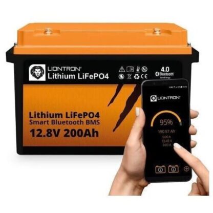 Liontron LifeP04 12,8 V 200Ah LXArctic Smart BMS mit Bluetooth Marine IP67