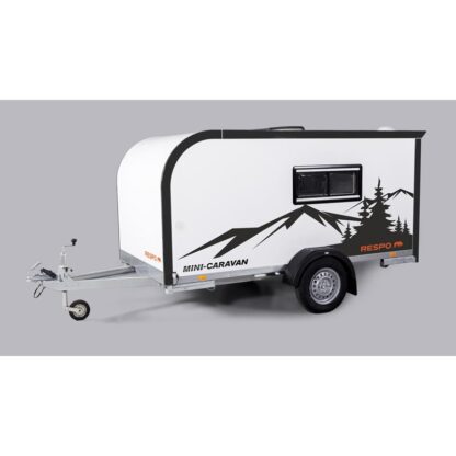 Respo Designaufkleber schwarz "Berge" (3)