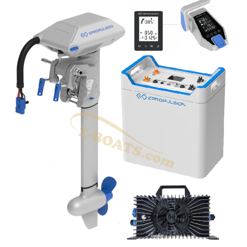 ePropulsion EVO Navy 4.3 S/L Kombipaket mit Aufbauschaltung