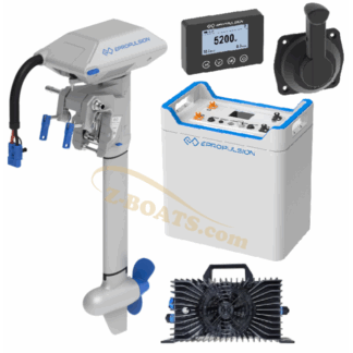 ePropulsion EVO Navy 4.3 S/L Kombipaket mit Fernbedienung Seitenmontage