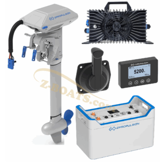 ePropulsion EVO Navy 3.0 S/L Kombipaket mit Fernbedienung Seitenmontage