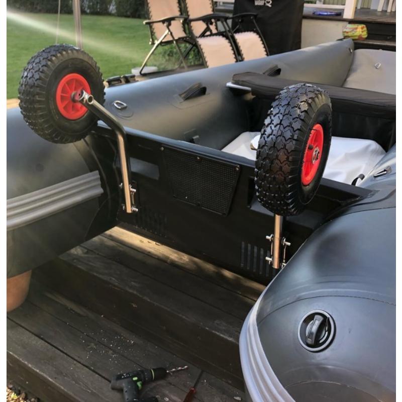 Slipräder für Katamaran-Schlauchboot Weststream – Bild 2