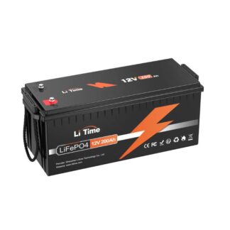 LiTime LiFePO4 Akku 12V 200Ah Deep Cycle Lithium Batterie