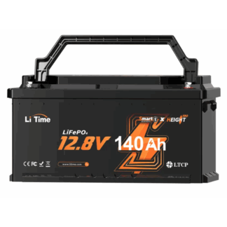 12V LiFePO4 140Ah Deep Cycle Lithium-Batterie mit Bluetooth – DIN H8 L5 (Group 49), passend für Wohnmobil-Untersitz
