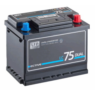ECTIVE LC 75 Dual Versorgungsbatterie 75Ah 12V 960Wh 825A