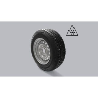 Respo 13"-Rad mit 3PMSF-Spikereifen, 5x112 mm, 950 kg. (12910)