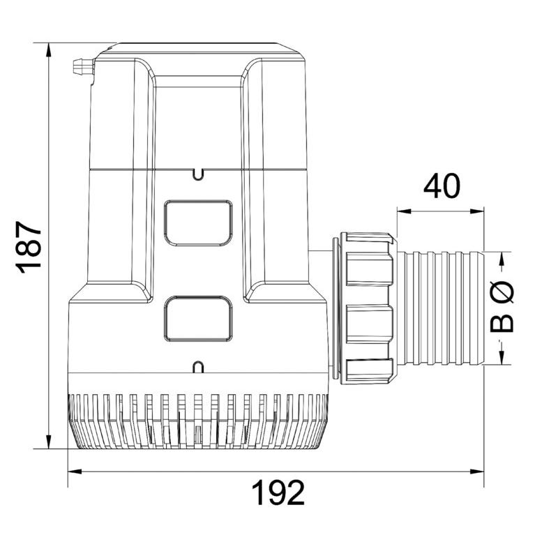 G3700 12V Tauchbilgepumpe – Bild 3