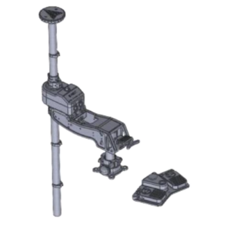 Gerätehalterung Kimple Foot-Controlled Electric Transducer Mount