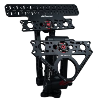 Gerätehalterung Premium Dual Fish Finder Mount with Support BASE (Kimple Premium Echolothalterung)