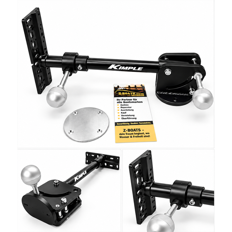 Kimple Foldable Single Screen Mount – klappbarer Echolothalter, teleskopierbar – Bild 2