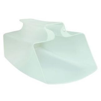 Schöpfkelle aus Kunststoff klein weiß