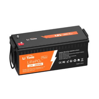 LiTime 12V 200Ah Plus Deep Cycle LiFePO4 Lithium Batterie – 200A BMS