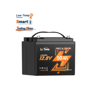 LiFePO4 12V 50Ah Bluetooth Kälteschutz Deep Cycle Lithium Batterie für Elektro Bootsmotor