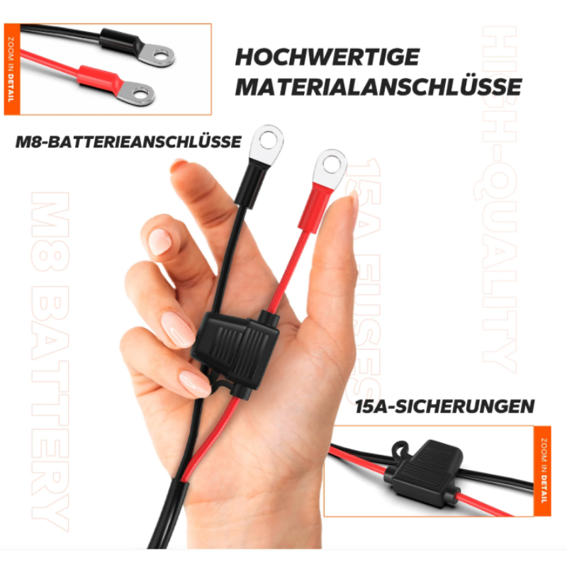 LiTime 14.6V 10A 2-Bank Batterieladegerät IP65 Wasserdicht – Bild 8