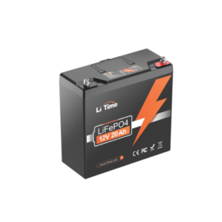 LiFePO4 12V 20Ah Deep Cycle Batterie mit BMS & 4000 Zyklen – Für Fischfinder, Solar, Boot, Camping