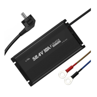 LiTime 58,4V 10A LiFePO4 Batterieladegerät für 51.2V LiFePO4 Batterie, mit intelligenter 0V-Ladefunktion
