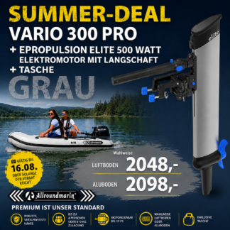 Package Vario 300 Pro + Epropulsion eLite 500 Watt Elektromotor mit Tasche/Langschaft