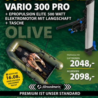 Package Vario 300 Pro + Epropulsion eLite 500 Watt Elektromotor mit Tasche/Langschaft