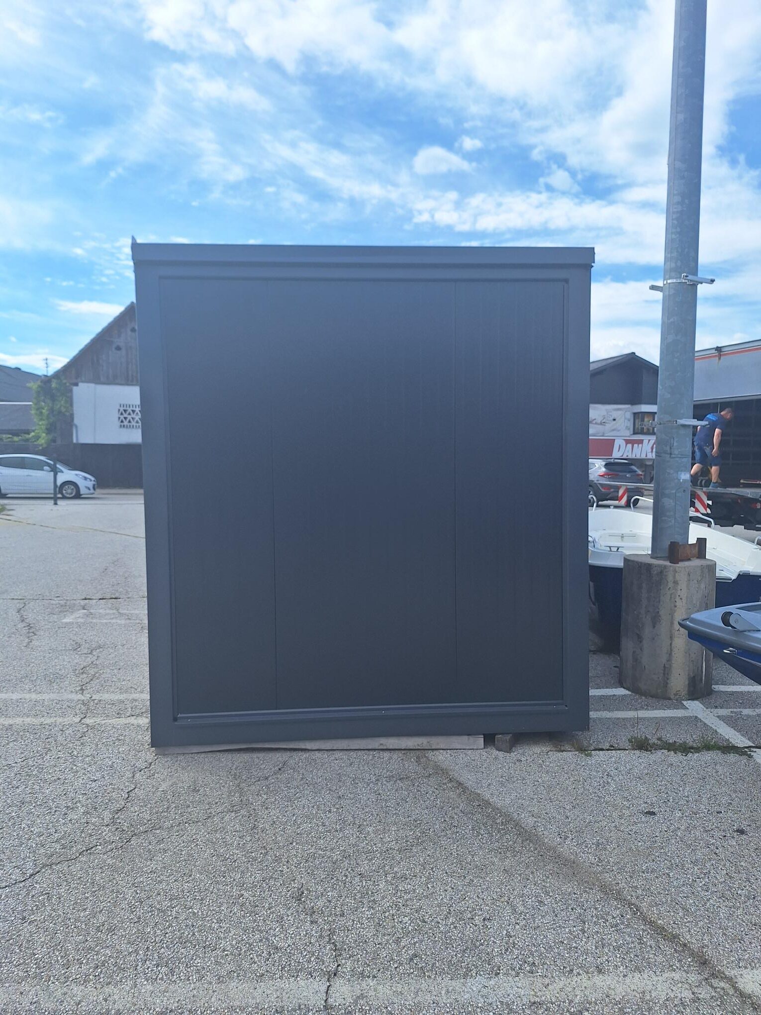 Container System CS MC01 Doppelglastür Anthracite – Bild 2