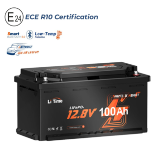 12V 100Ah H190 Deep Cycle LiFePO4 Batterie Mit Bluetooth - Wohnmobil Untersitz DIN H8 L5 Group 49, ECE R10 zertifiziert!
