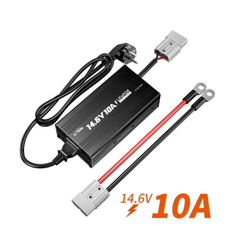 LiTime 14.6V 10A Lithium Batterieladegerät für 12V LiFePO4 Lithium Batterie – Bild 2
