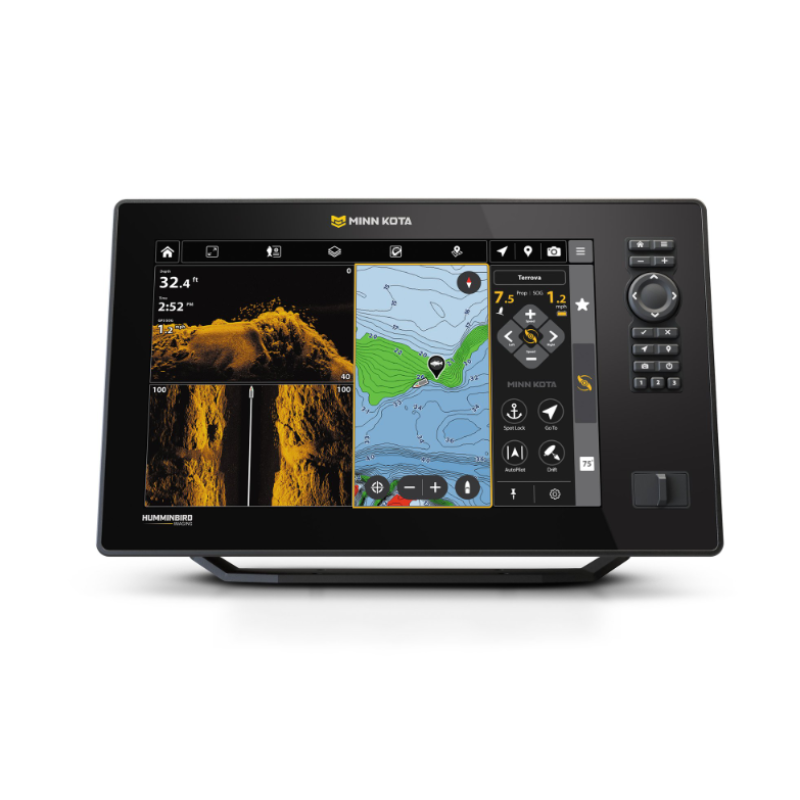 Minn Kota X12 CMSI+ Echolot & GPS mit XM 14 HW CMSI T Geber